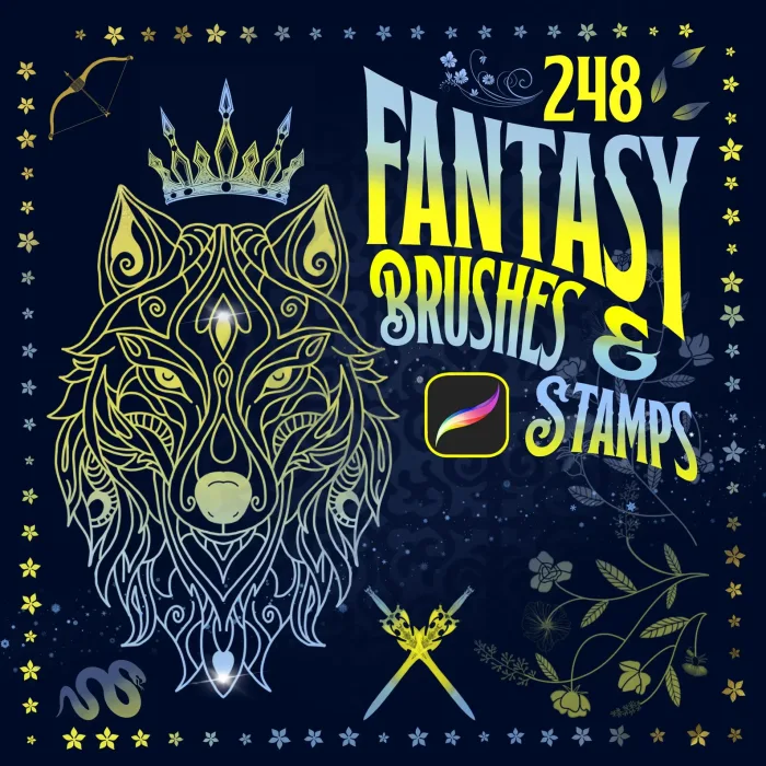 Procreate Fantasy Brush Kit
